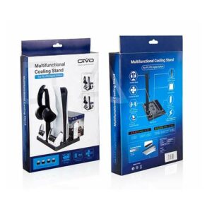 Buy OIVO IV-P5246 Multi-Functional Charging Stand With Cooling Fan For Sony PS5 at best price in Qatar.