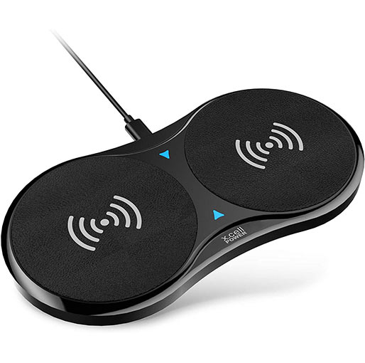 Buy Xcell Wl 115D Fast Wireless Charging Dual Pad - Black (Pack of 1) at best price in Qatar.