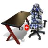 Buy QUBE Levin M2103C008 + QUBE N2011GD010 Combo Gaming Chair and Desk at best price in Qatar.