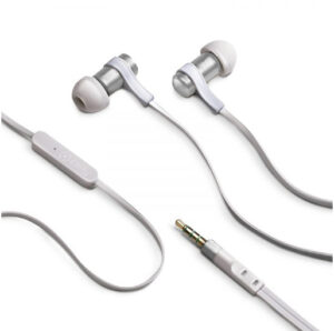 Buy Celly 3.5mm Universal Stereo Earphones with Microphone - Silver at best price in Qatar.