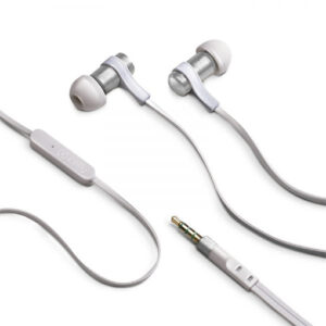 Buy Celly 3.5mm Universal Stereo Earphones with Microphone - Silver at best price in Qatar.