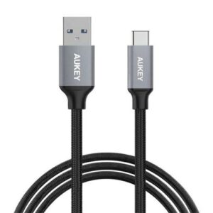 Aukey CB-CD3 2m USB-C to USB 3.0 Quick Charge 3.0 Performance Nylon Braided Cable