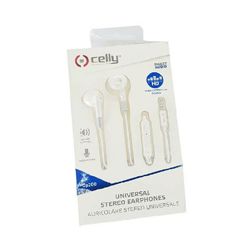 Celly UP200WH Stereo Headset Universa - White