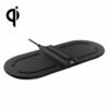 HyperX HX-CPBS-G ChargePlay Base - Qi-Certified Wireless Charger, Dual Pad, Charge up to two devices, Up to 10W Charging, Battery Indicator, Compatible with Qi-Enabled Devices