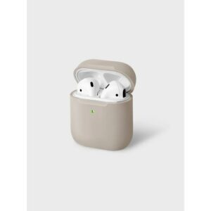 Uniq Lino Hybrid Liquid Silicon Airpods Case -Ivory