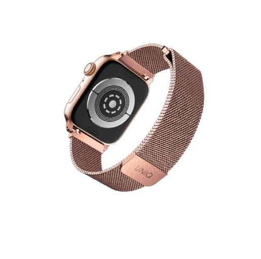 Uniq Dante Apple Watch Series 4 Mesh Steel Strap 44mm - Rose Gold