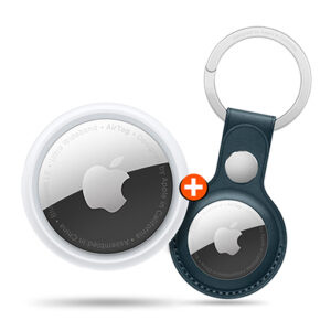 Apple AirTag With Xundd AirTag Leather Key Ring