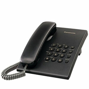 Buy Panasonic KX-TS500B Integrated Corded Phone System - Black at best price in Qatar.