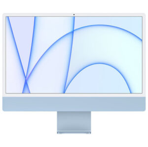 Buy Apple 24" iMac 2021 with M1 Chip with 7‑core GPU, 8GB RAM, 256GB - Blue at best price in Qatar.