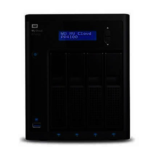 BuyWestern Digital WDBNFA0160KBK-EESN My Cloud PR4100 4 Bay NAS server at best price in Qatar.