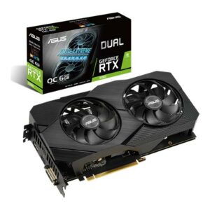 ASUS Dual GeForce RTX™ 2060 OC Edition EVO 6GB GDDR6 with the all-new NVIDIA Turing™ GPU Architecture