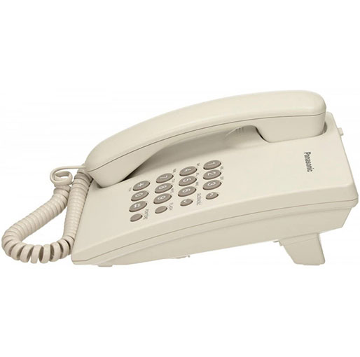 Panasonic Corded Telephone KX-TS500 - White