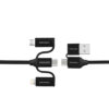 Buy Promate 6-in-1 Hybrid Multi-Connector cable for Charging & Data Transfer at best price in Qatar.