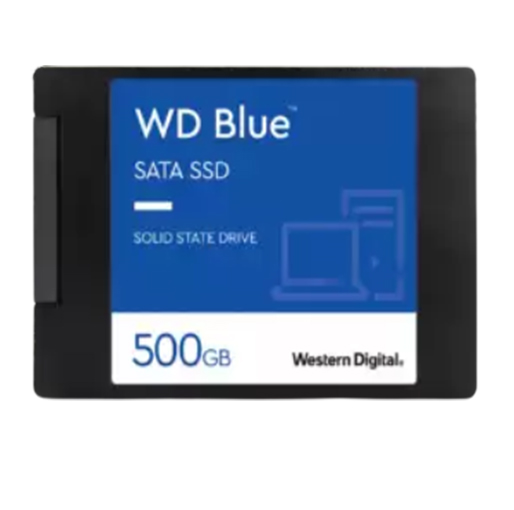 Western Digital WDS500G2B0A WD Blue 3D NAND Internal SSD 2.5 Inch SATA, 500 GB