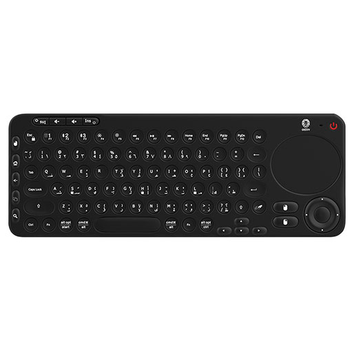 Buy Green - Dual Mode Wireless Eng/Arabic Keyboard w/ Touch Pad at best price in Qatar.