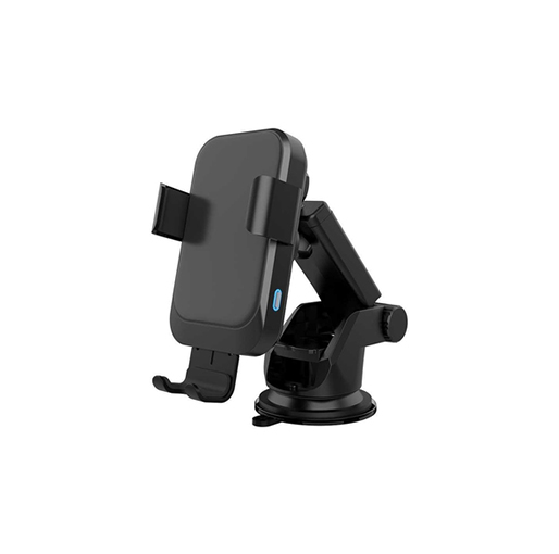Buy Powerology Fast Wireless Charger Car Mount 15W with Air Vent Mounting and QC3.0 Car Charger - Black at best price in Qatar.