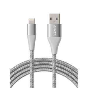 Buy Anker Powerline+ II With Lightning Connector 6Ft - Silver at best price in Qatar.