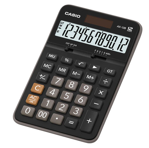 Casio AX-12B LCD Electronic Calculator