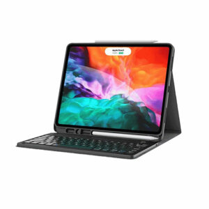 Green For iPad Pro 11inch 2020/2021 Wireless Keyboard Case Arbic,English - Black