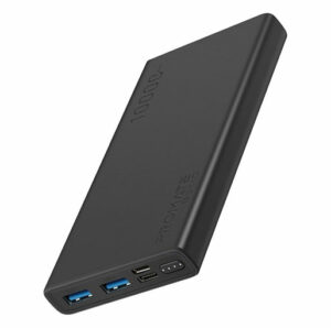 Promate Compact Smart Charging Power Bank 10000mAh with Dual USB Output