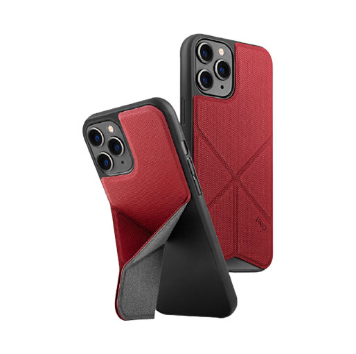 Uniq iPhone 12 Pro 6.1 Hybrid Transforma Case- Red