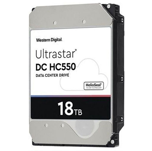 WD 18TB UltraStar DC HC550 7200 rpm SATA III 3.5" Internal HDD