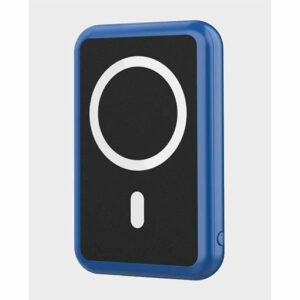 Green MagSafe Power Bank 5000mAh 15W, Magnetic Wireless Portable Charger  - Blue