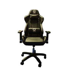 Buy QUBE Levin D2012006B Adjustable Gaming Chair With Head & Lumbar Pillow - Grey at best price in Qatar.