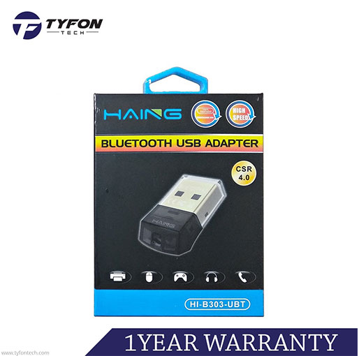 Buy Haing Bluetooth USB Adapter Receiver 4.0 (HI-B303-UBT) at best price in Qatar.