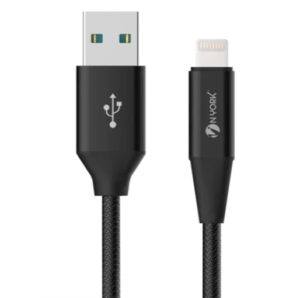 Buy Nyork Nylon Lightning Cable - 1M at best price in Qatar.