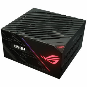 ASUS ROG Thor 850W Platinum Power Supply Unit with Aura Sync and OLED Display, 80 Plus Platinum Certification, Wing Blade Fan With 0db Technology