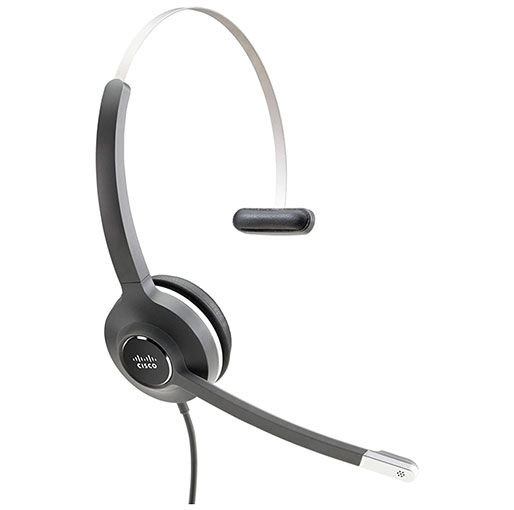 Cisco Headset 531, Wired Single On-Ear Quick Disconnect Headset with RJ-9 Cable