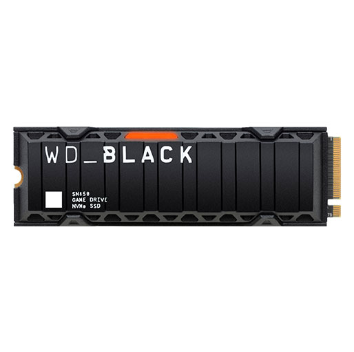 WD BLACK SN850 2TB NVMe Internal Gaming SSD, PCIe Gen4 Technology, up to 7000 MB/s read speeds, M.2 2280, with Heatsink
