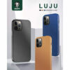 Buy Green Luju MagSafe Leather Case for iPhone 13 Pro - Blue at best price in Qatar.