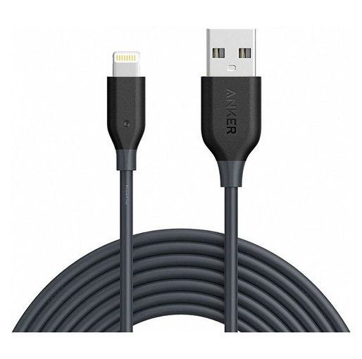 Buy Anker Powerline Plus Lightning Cable 1.8m - Space Gray at best price in Qatar.
