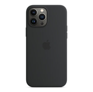 Buy Apple iPhone 13 Pro Max Silicone Case with MagSafe - Midnight Black at best price in Qatar.
