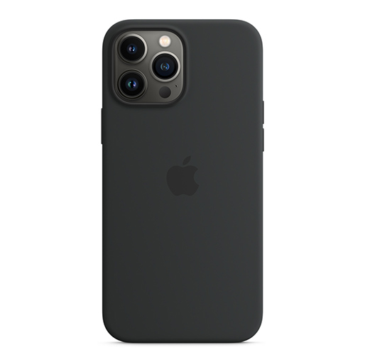 Buy Apple iPhone 13 Pro Max Silicone Case with MagSafe - Midnight Black at best price in Qatar.
