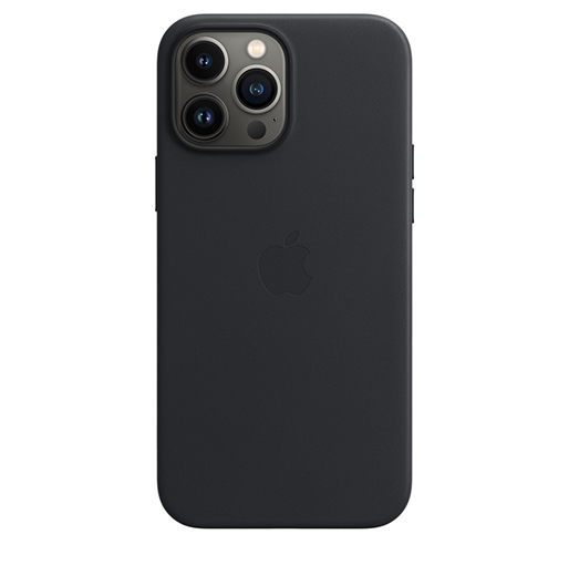 Buy Apple iPhone 13 Pro Max Leather Case with MagSafe - Midnight Black at best price in Qatar.