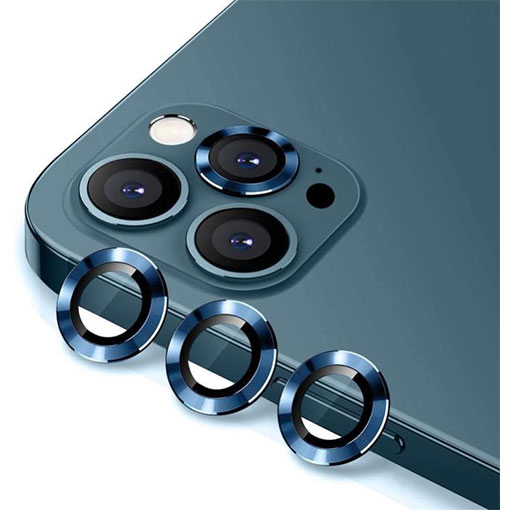 Devia Gemstone Camera Lens Protector for iPhone 13 Pro and Pro Max - Blue