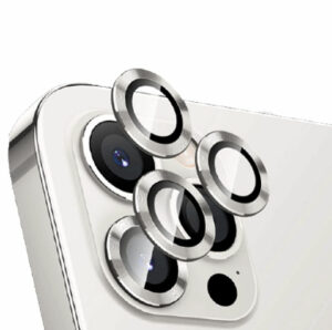 Green iPhone 13 Pro / Pro Max Anti-Glare Camera Glass Protector – Silver