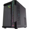 Buy Coolman Robin lll Black with 7 ARGB Fans With Controller, empered Glass Front And Side Panel Gaming Case - Black at best price in Qatar.