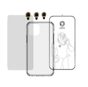 Buy Green 4 In 1 360° Protection Pack Back Cover For Apple iPhone 13 - Black at best price in Qatar.