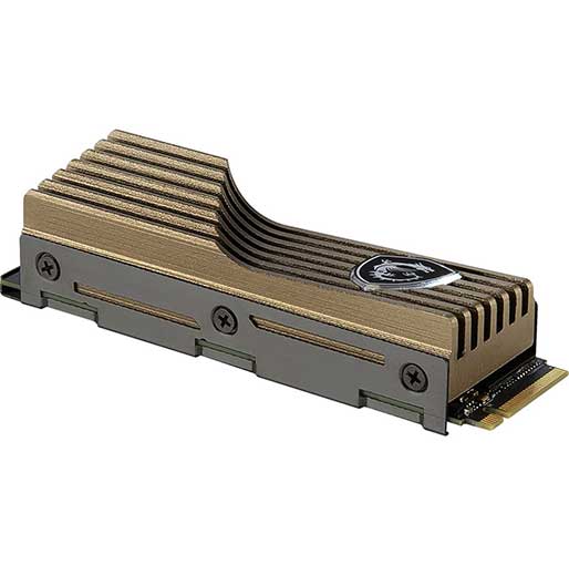 MSI SPATIUM Series M.2 2280 1TB PCIe Gen4x4, NVMe 1.4 3D NAND Internal Solid State Drive (SSD) M480
