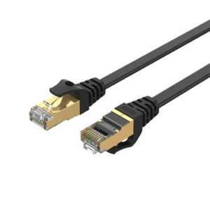 Unitek Cat 7 SSTP RJ45 Flat Ethernet Cable - Black