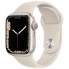 Apple Watch Series 7 GPS, 41mm Starlight Aluminium Case with Sport Band