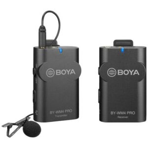 BOYA BY-WM8 Pro-K2 UHF Dual-Channel Wireless Lavalier System (576.4 to 599.9 MHz, 568.6 to 592 MHz)