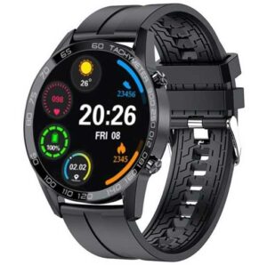 Xcell Classic-3Talk Smart Watch Black With Black Silicon Strap
