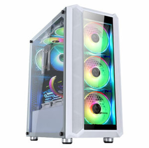 Buy ABKONCORE HELIOS H301G Middle Tower Case at best price in Qatar.