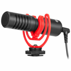 Buy BOYA BY-MM1+ Ultracompact Camera-Mount Shotgun Microphone at best price in Qatar.