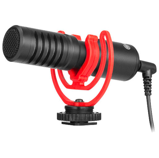 Buy BOYA BY-MM1+ Ultracompact Camera-Mount Shotgun Microphone at best price in Qatar.
